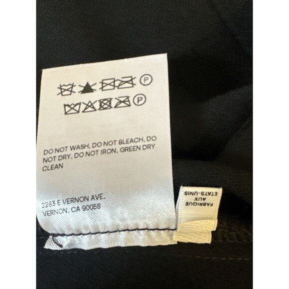 Reformation Marlowe Size Medium Black Mini Dress With Slit $198 - Picture 10 of 11